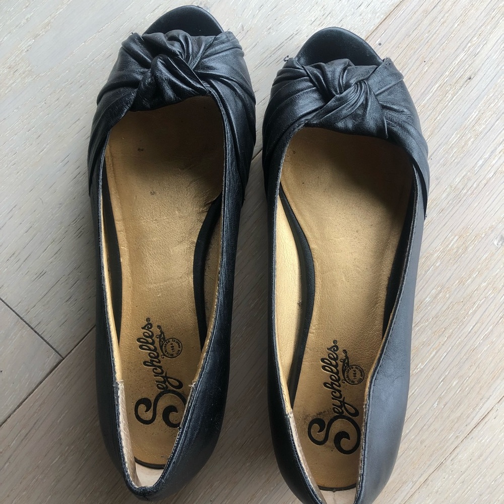 Seychelles Open Toe Flats